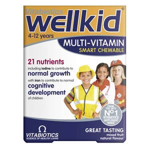 Wellkid Multi-Vitamin suplement diety wspierający zdrowie dzieci 30 tabletek