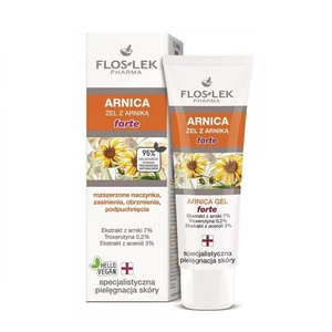 Arnica żel z arniką forte na rozszerzone naczynka zasinienia obrzmienia i podpuchnięcia 50ml
