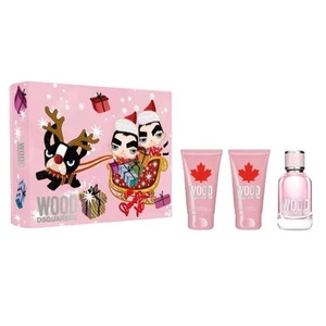 Wood Pour Femme zestaw woda toaletowa spray 50ml + balsam do ciała 50ml + żel pod prysznic 50ml