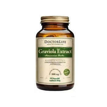 Graviola Extract wyciąg z grawioli 4500mg suplement diety 100 kapsułek