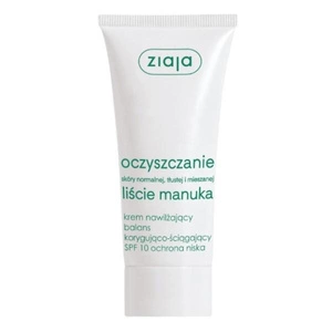 Liście Manuka Oczyszczanie krem nawilżający balans korygująco-ściągający ochrona niska SPF10 50ml