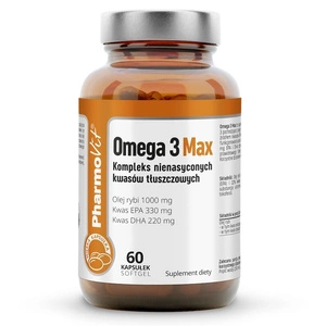 Omega 3 Max kompleks nienasyconych kwasów tłuszczowych suplement diety 60 kapsułek
