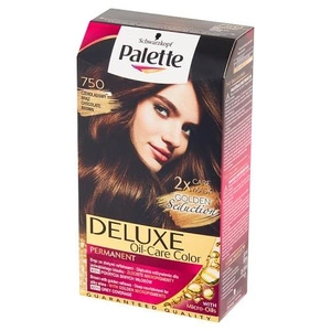 Deluxe Oil-Care Color farba do włosów trwale koloryzująca z mikroolejkami 750 (3-65) Czekoladowy Brąz
