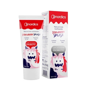 Natural Kids Toothpaste pasta do zębów dla dzieci bez fluoru Strawberry Splash 50ml