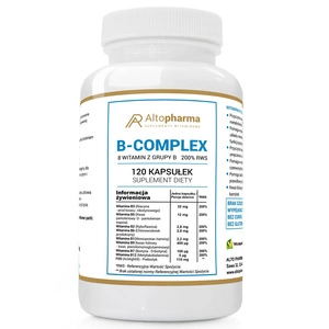 Witamina B Complex 200% RWS suplement diety 120 kapsułek
