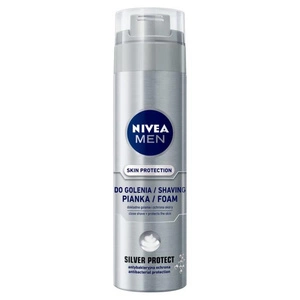 Nivea Men Skin Protection pianka do golenia Silver Protect 200ml
