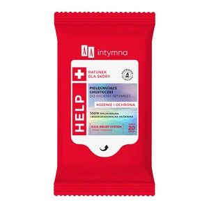 Intymna Help pielęgnujące chusteczki do higieny intymnej 20szt.