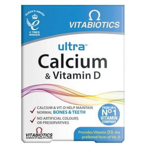 Ultra Calcium + Vitamin D suplement diety 30 tabletek