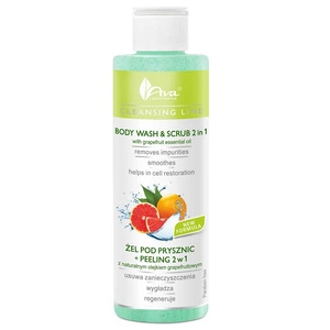 Face Wash & Scrub żel pod prysznic z peelingiem 2w1 grapefruit 200ml