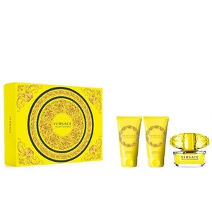 Yellow Diamond zestaw woda toaletowa spray 50ml + balsam do ciała 50ml + żel pod prysznic 50ml