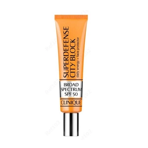 Superdefense™ City Block Broad Spectrum SPF50 Daily Energy + Face Protector ochronny krem do twarzy z wysokim filtrem przeciwsłonecznym 40ml
