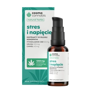 Natural Herbs ekstrakty w olejku konopnym Stres i Napięcie 30ml