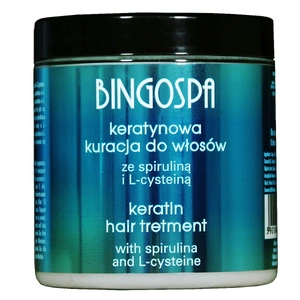 Keratynowa kuracja do włosów ze spiruliną i L-cysteiną 250g