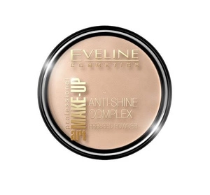 Art Make Up Anti-Shine Complex Pressed Powder matujący puder mineralny z jedwabiem 37 Warm Beige 14g