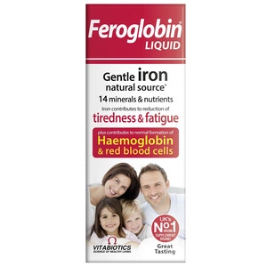Ferogoblin B12 Liquid Iron suplement diety wspomagający hemogoblinę i czerwone krwinki 200ml