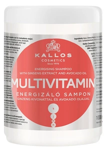 KJMN Multivitamin Energising Hair Mask energetyzująca maska do włosów z ekstraktem z żeń-szenia i olejem awokado 1000ml