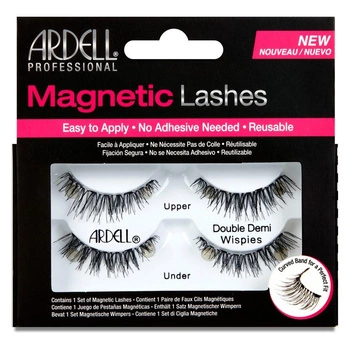 Magnetic Lashes Double Demi Wispies rzęsy magnetyczne na pasku 2 pary