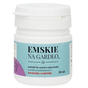 Emskie na gardło suplement diety do ssania Porzeczka 30 pastylek