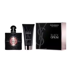 Black Opium Pour Femme zestaw woda perfumowana spray 50ml + balsam do ciała 50ml