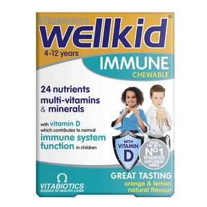 Wellkid Immune suplement diety wspierający zdrowie dzieci 30 tabletek