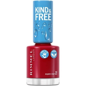 Kind & Free wegański lakier do paznokci 156 Poppy Pop Red 8ml