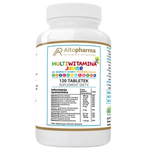 ALTOPHARMA_Multiwitamina Junior dla dzieci do ssania suplement diety 120 tabletek