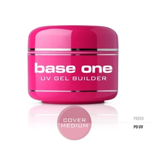 Base One Cover Medium maskujący żel UV do paznokci 50g