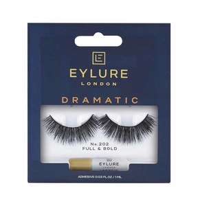 Dramatic Lashes sztuczne rzęsy z klejem efekt teatralny No. 202