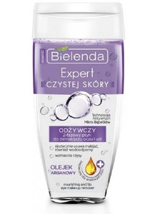 Expert Czystej Skóry odżywczy 2-fazowy płyn do demakijażu oczu i ust 150ml