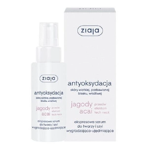 Jagody Acai antyoksydacja serum do twarzy i szyi wygładzająco-ujędrniające 50ml