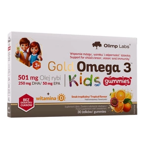 Gold Omega3 Kids suplement diety 30 żelek