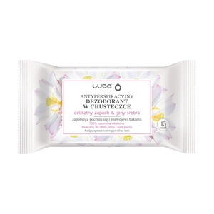 Chusteczki antyperspiracyjne Delikatny zapach &amp; Jony Srebra 15szt