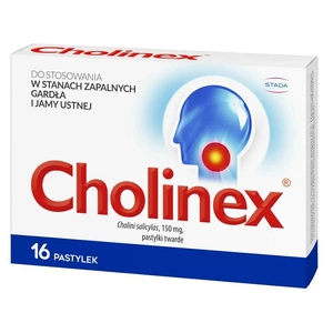 Pastyki do ssania do stosowania w stanach zapalnych gardła i jamy ustnej suplement diety 16 szt