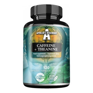 Caffeine + Theanine suplement diety 120 kapsułek