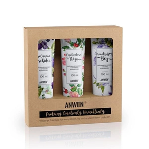 Odżywki do włosów o wysokiej porowatości zestaw Proteinowa Orchidea 100ml + Emolientowa Róża 100ml + Nawilżający Bez 100ml