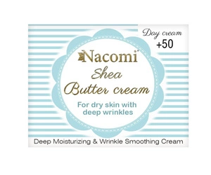 Shea Butter Cream krem do twarzy z witaminą E i kwasem hialuronowym 50+ na dzień 50ml