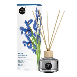AROMA HOME_Patyczki zapachowe Irys z Białą Różą 50ml