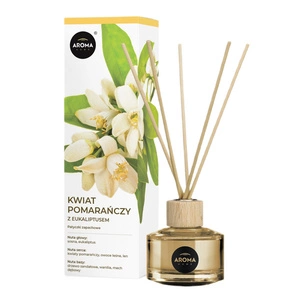 AROMA HOME_Patyczki zapachowe Kwiat Pomarańczy z Eukaliptusem 50ml