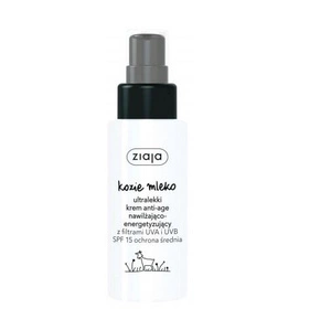 Kozie Mleko ultralekki krem anti-age nawilżająco-energetyzujący SPF15 50ml