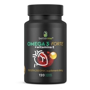 Omega 3 Forte + Witamina E suplement diety 120 kapsułek