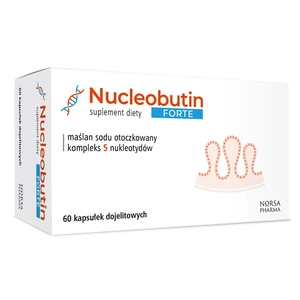 Nucleobutin Forte suplement diety 60 kapsułek