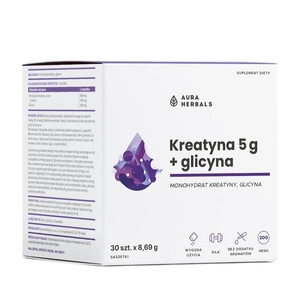 Kreatyna 5g + Glicyna saszetki 30x8,69g