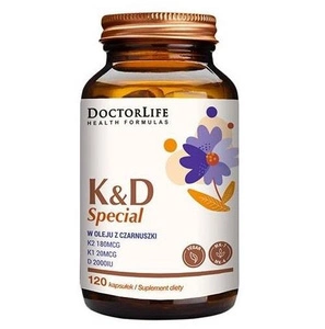 K&D Mega w oleju z czarnuszki suplement diety 120 kapsułek