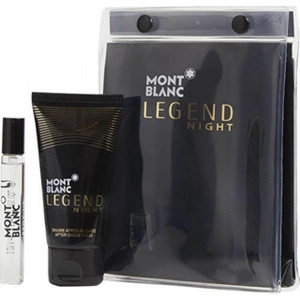 Legend Night zestaw miniatura wody perfumowanej spray 7.5ml + balsam po goleniu 50ml + kosmetyczka