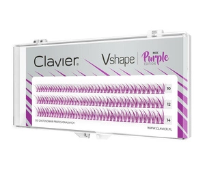 Vshape Colour Edition kępki rzęs Purple Mix