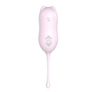 Miaou-RTC wibrator zdalnie sterowany z 9 trybami wibracji w kształcie kota Light Pink