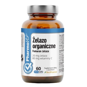 Żelazo organiczne fumaran żelaza suplement diety 60 kapsułek