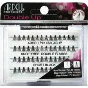 Double Up zestaw 96 kępek rzęs Short Black