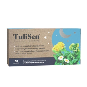 Suplement diety wspomagający zdrowy sen 30 kapsułek