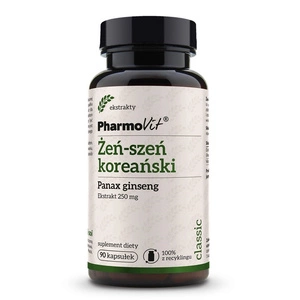 Żeń-szeń koreański Panax ginseng suplement diety 90 kapsułek